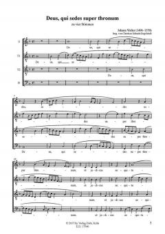 Deus, qui sedes super thronum von Johann Walter 