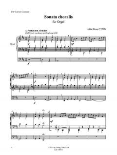 Sonata choralis von Lothar Graap 
