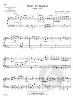 Etudes For Harp von Johann Sebastian Bach 