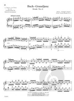 Etudes For Harp von Johann Sebastian Bach 