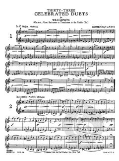 33 Celebrated Duets von Domenico Gatti 