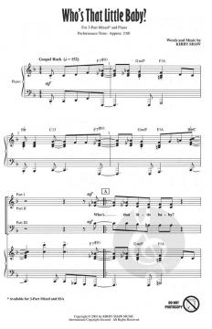 Who's That Little Baby (Kirby Shaw) 