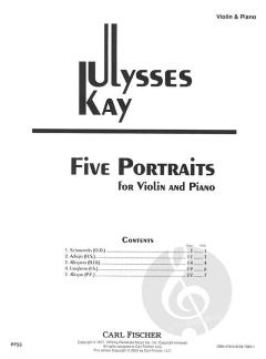 5 Portraits  von Ulysses Kay 