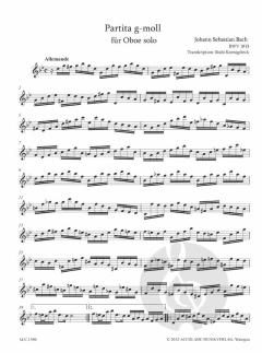 Partita g-moll BWV 1013 von Johann Sebastian Bach 