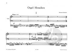Orgel-Mosaiken von Hermann Schroeder im Alle Noten Shop kaufen