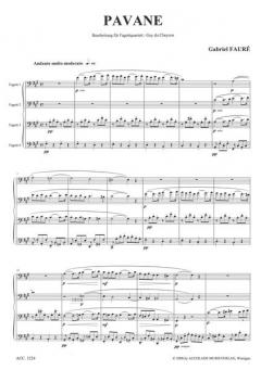 Pavane für 4 Fagotte (du Cheyron) (Gabriel Fauré) 