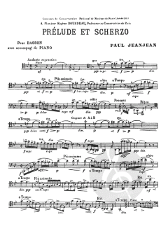 Prelude et Scherzo (Paul Jeanjean) 