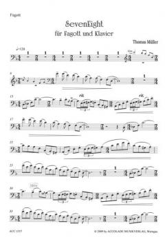SevenEight für Fagott und Klavier (Thomas Müller) 