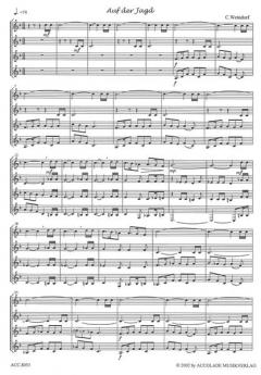 Suite für Hornquartett von Clemens Weindorf 