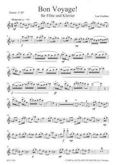 Bon Voyage! für Flöte und Klavier von Luc Grethen im Alle Noten Shop kaufen