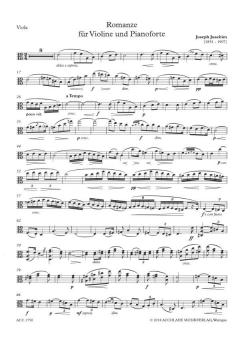 Romanze von Joseph Joachim 