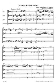 Quartett Nr.1 A-Dur (Ignaz von Beecke) 