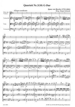 Quartett Nr.3 G-Dur (Ignaz von Beecke) 