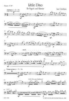 Little Dino für Fagott und Klavier (Luc Grethen) 