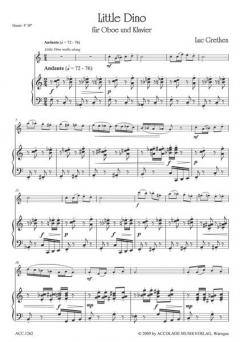 Little Dino für Oboe und Klavier von Luc Grethen im Alle Noten Shop kaufen