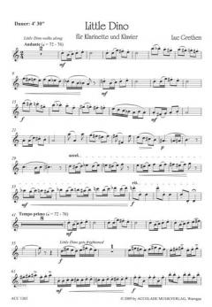 Little Dino für Oboe und Klavier von Luc Grethen im Alle Noten Shop kaufen