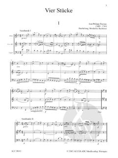 4 Stücke von Jean-Philippe Rameau für Holzbläser Trio im Alle Noten Shop kaufen