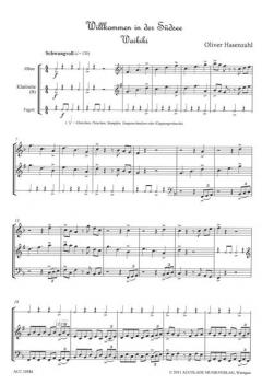 Willkommen in der Südsee von Oliver Hasenzahl für Holzbläser Trio im Alle Noten Shop kaufen