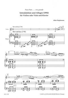 Introduktion und Allegro (1992) von Allan Stephenson 
