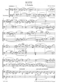 Suite für Fagott und Kontrabass (Zilvinas Smalys) 