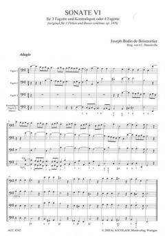 Sonate VI e-moll op.34,6 (Joseph Bodin de Boismortier) 