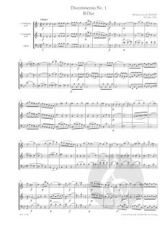 5 Divertimenti KV Anh. 229 Nr. 1 und 2 von Wolfgang Amadeus Mozart für Holzbläser Trio im Alle Noten Shop kaufen