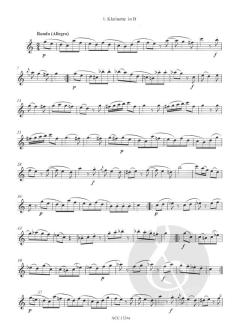 5 Divertimenti KV Anh. 229 Nr. 1 und 2 von Wolfgang Amadeus Mozart für Holzbläser Trio im Alle Noten Shop kaufen