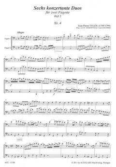 6 Duos concertants Band 2 von Jean-Pierre Tulou 