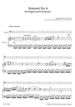 Fagottkonzert Nr. 6 C-Dur (Etienne Ozi) 
