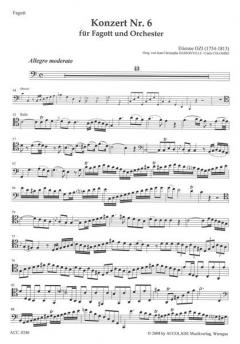 Fagottkonzert Nr. 6 C-Dur (Etienne Ozi) 