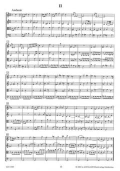 Quartette Nr. 12-13 [G/C] von Florian Leopold Gassmann 