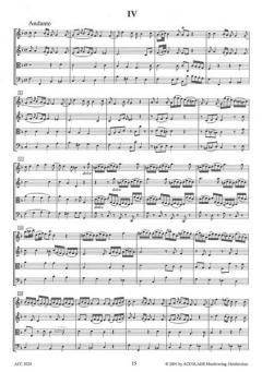 Quartette Nr. 14-15 [e/F] von Florian Leopold Gassmann 