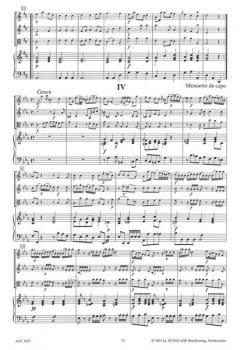 Quartette op. 1 Nr. 3-4 [A/c] von Florian Leopold Gassmann 