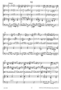 Quartette op. 1 Nr. 5-6 [F/B] von Florian Leopold Gassmann 