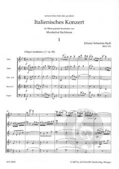 Italienisches Konzert BWV 971 von Johann Sebastian Bach 