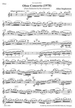 Konzert für Oboe und Streicher von Allan Stephenson im Alle Noten Shop kaufen
