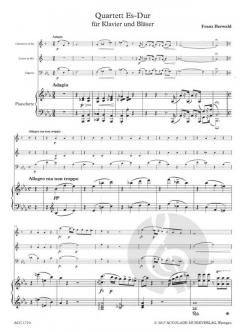 Quartett Es-Dur für Klavier und Bläser op. 1 (Franz Berwald) 