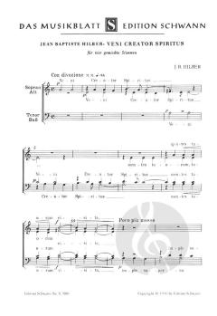 Veni Creator Spiritus (Johann Baptist Hilber) 