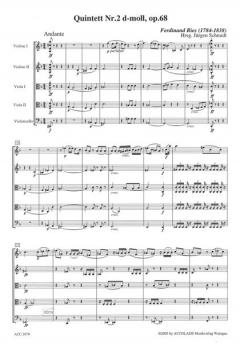 Quintett Nr. 2 d-moll op. 68 von Ferdinand Ries 