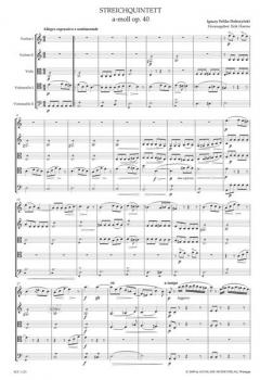 Quintett op. 40 a-moll von Ignacy Feliks Dobrzynski 