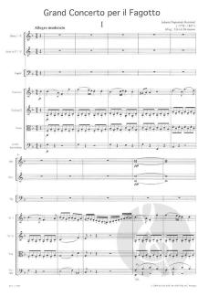 Konzert F-Dur für Fagott und Orchester von Johann Nepomuk Hummel 