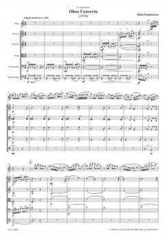 Konzert für Oboe und Streicher von Allan Stephenson 