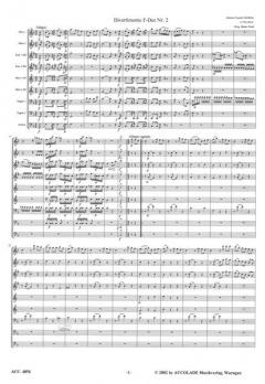 Divertimento Nr.2 F-Dur von Antonio Casimir Cartellieri 