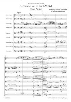 Gran Partita von Wolfgang Amadeus Mozart 