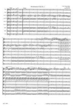 Divertimento Nr.1 F-Dur von Antonio Casimir Cartellieri 