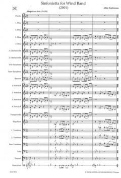 Sinfonietta for Wind Band von Allan Stephenson 
