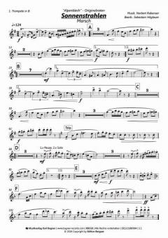 Sonnenstrahlen - Marsch von Alpenblech 