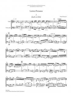 Lettres Persanes von Daniel Schnyder 