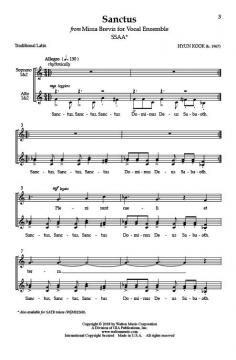 Sanctus von Hyun Kook 