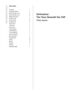 Sinfonietta: The Town Beneath the Cliff von Philip Sparke 